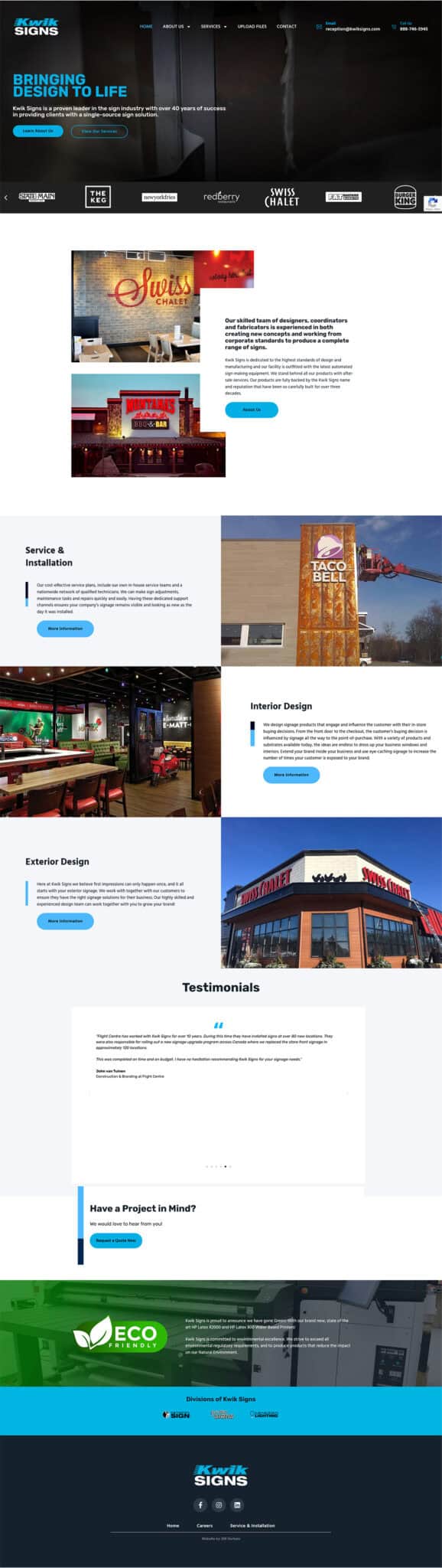 High-quality custom sign design and installation services in Durham Region, Bowmanville, Oshawa, and surrounding areas. Expert interior and exterior signage for businesses.