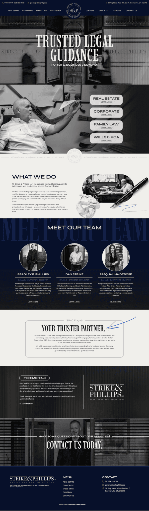 Modern web design services in Oshawa and Durham Region, including Bowmanville, tailored to boost your online presence and business growth.